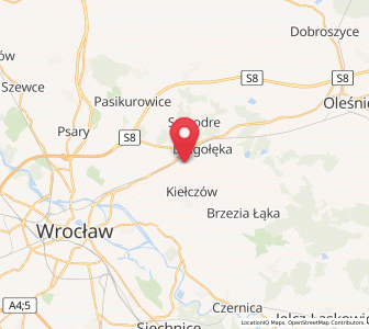 Map of Mirków, Lower Silesia
