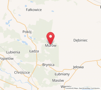 Map of Murów, Opole Voivodeship