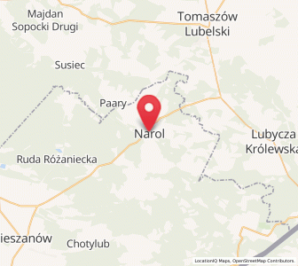 Map of Narol, Subcarpathia