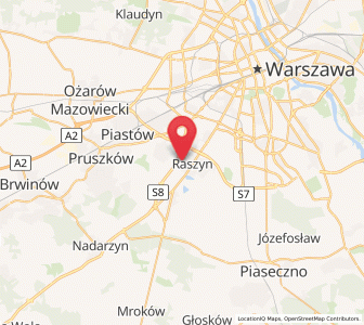 Map of Nowe Grocholice, Mazovia
