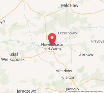 Map of Neüstadt, Greater Poland