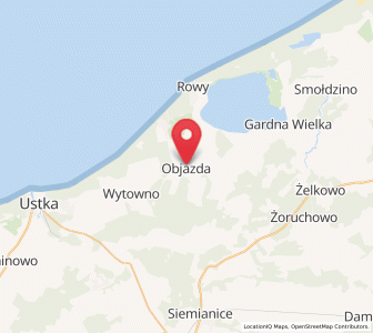 Map of Wobesde, Pomerania