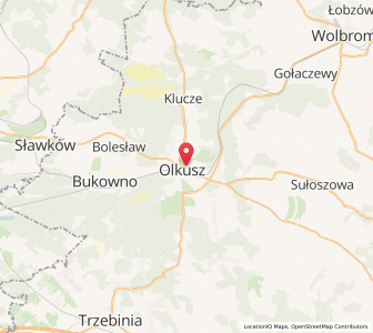 Map of Ilkenau, Lesser Poland