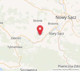 Map of Olszanka, Lesser Poland