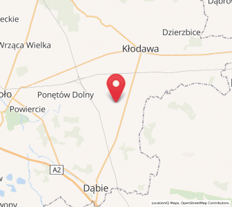 Map of Olszówka, Greater Poland