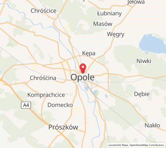 Map of Oppeln, Opole Voivodeship