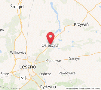 Map of Storchnest, Greater Poland