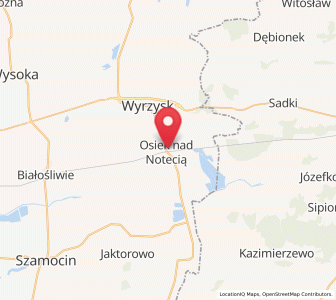 Map of Netzthal, Greater Poland