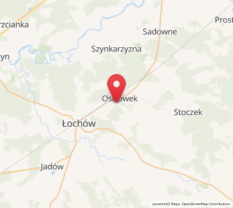 Map of Ostrówek, Mazovia