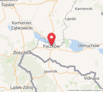 Map of Paczków, Opole Voivodeship