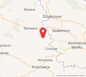 Map of Pałecznica, Lesser Poland