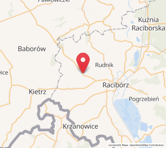 Map of Pawłów, Silesia