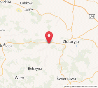 Map of Pilgramsdorf, Lower Silesia