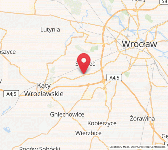Map of Pietrzykowice, Lower Silesia
