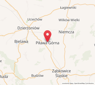 Map of Ober-Peilau, Lower Silesia