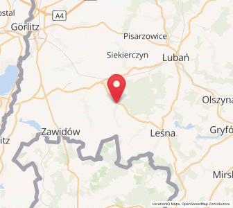 Map of Nieder Linde, Lower Silesia