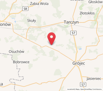 Map of Pniewy, Mazovia