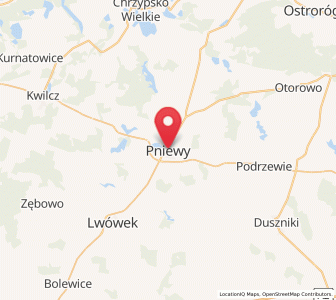 Map of Poune, Greater Poland