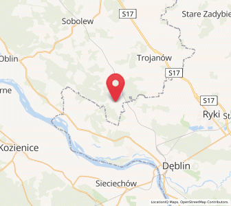 Map of Podebłocie, Mazovia