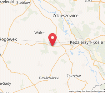 Map of Pokrzywnica, Opole Voivodeship