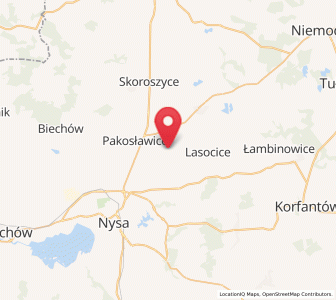Map of Prusinowice, Opole Voivodeship