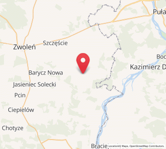Map of Przyłęk, Mazovia