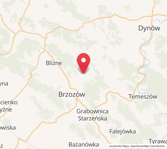Map of Przysietnica, Subcarpathia