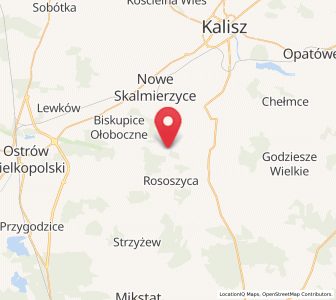 Map of Psary, Greater Poland