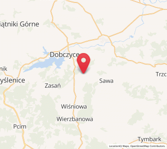 Map of Raciechowice, Lesser Poland