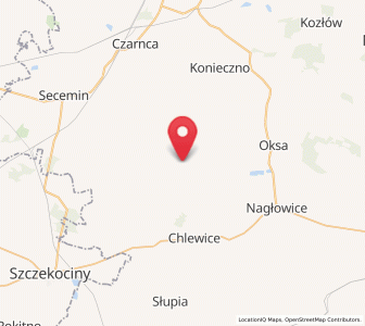 Map of Radków, Świętokrzyskie