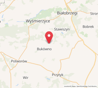 Map of Radzanów, Mazovia