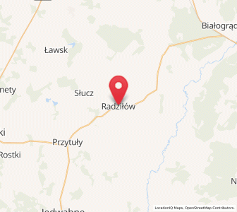 Map of Radziłów, Podlasie