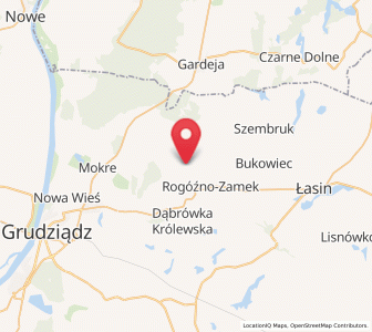 Map of Roggenhausen, Kujawsko-Pomorskie
