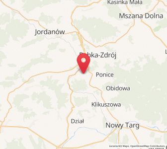 Map of Rokiciny, Lesser Poland