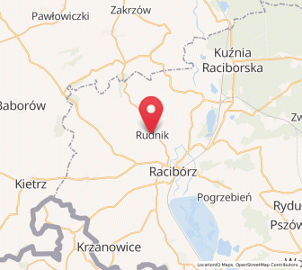Map of Rudnik, Silesia