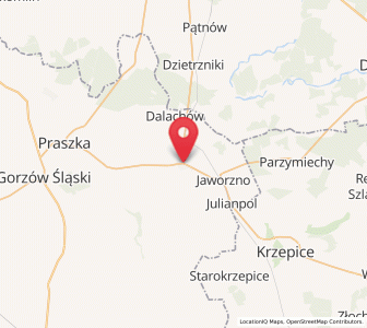 Map of Rudniki, Opole Voivodeship
