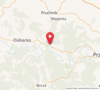 Map of Ruszelczyce, Subcarpathia