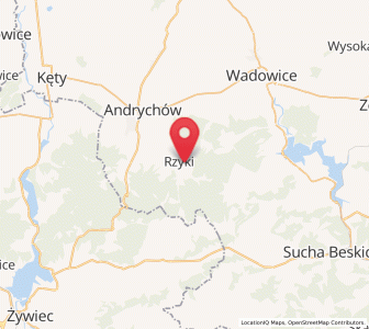 Map of Rzyki, Lesser Poland
