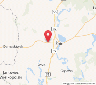 Map of Sarbenau, Kujawsko-Pomorskie