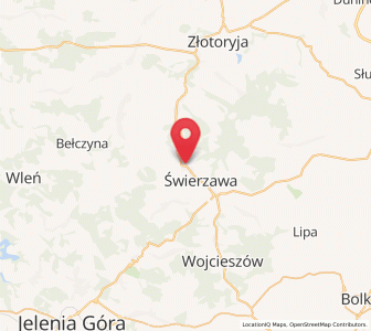 Map of Sędziszowa, Lower Silesia