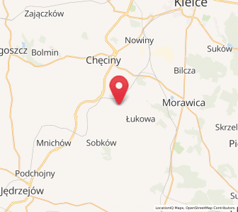 Map of Siedlce, Świętokrzyskie