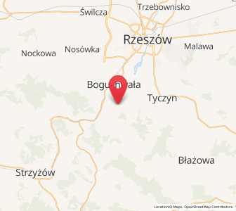 Map of Siedliska, Subcarpathia