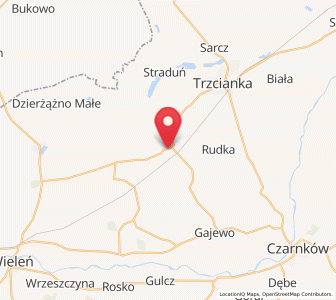 Map of Siedlisko, Greater Poland
