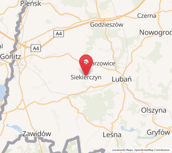Map of Geibsdorf, Lower Silesia