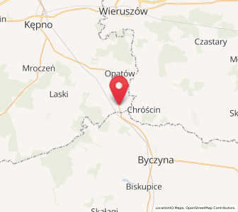 Map of Siemianice, Greater Poland