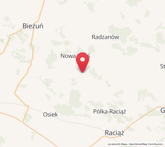 Map of Siemiątkowo, Mazovia