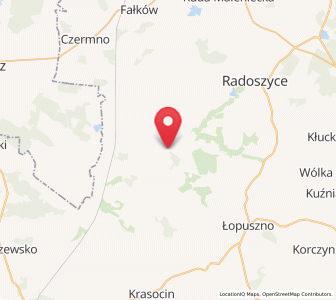 Map of Słupia, Świętokrzyskie