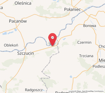 Map of Słupiec, Lesser Poland