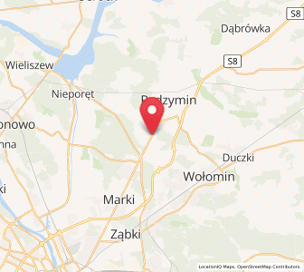 Map of Słupno, Mazovia