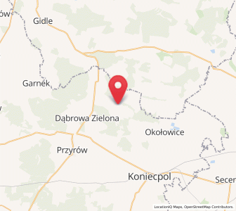 Map of Soborzyce, Silesia